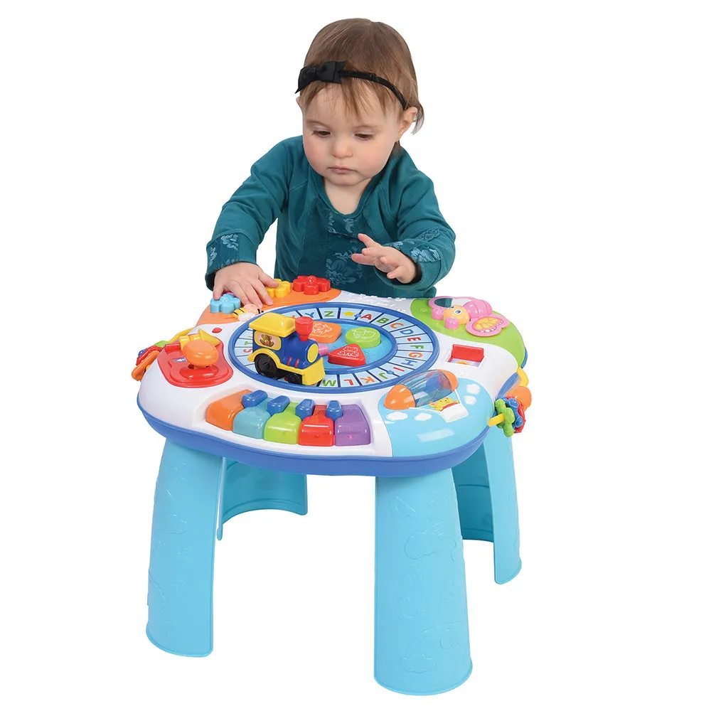 Letter Train & Piano Activity Table | Alphabet Song, Music, Shapes & Motor Skills
