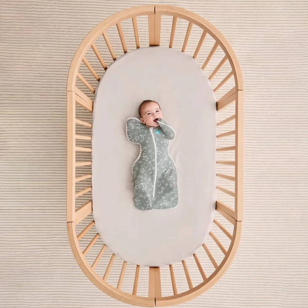 Love To Dream Swaddle Up Bamboo 1.0T Olive/Stars & Moon