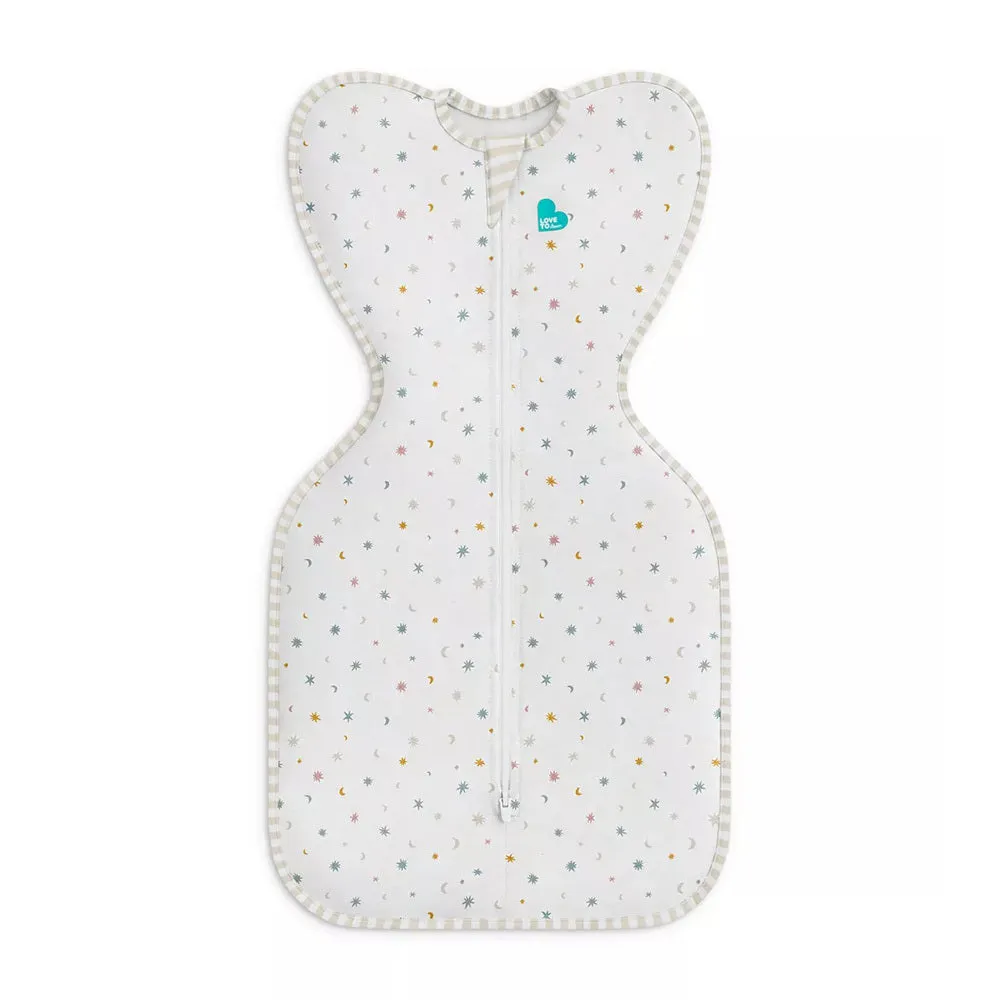 Love To Dream Swaddle Up Organic Lite 0.2T White/Starlight