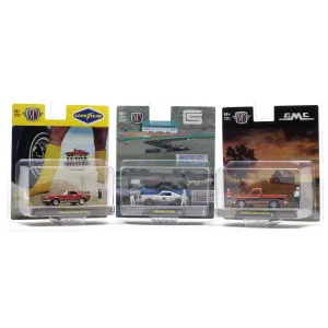 M2 Machines 67500 Diorama Series 1:64 Scale Diecast Cars with Figurines