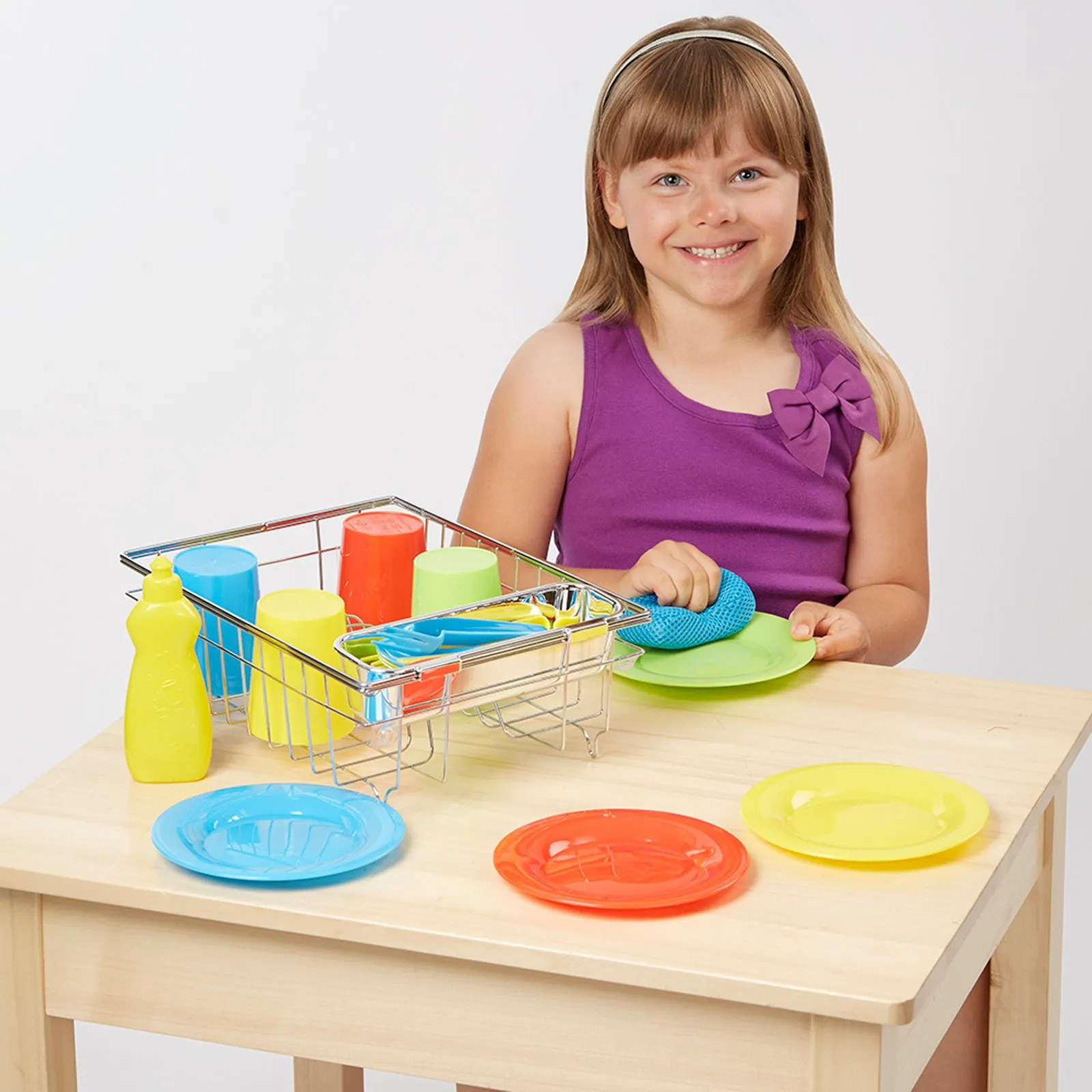 Melissa & Doug 24-Piece Let's Play House! Dishwashing Playset