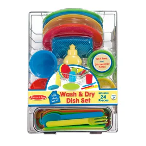 Melissa & Doug 24-Piece Let's Play House! Dishwashing Playset