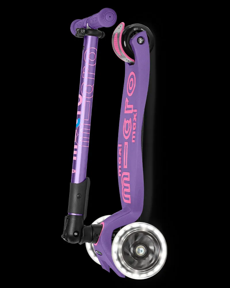 Micro Maxi Foldable LED Scooter - Purple