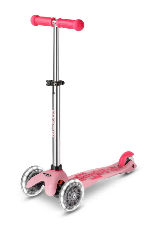 Micro Mini Glow Plus LED Scooter Frosty Pink