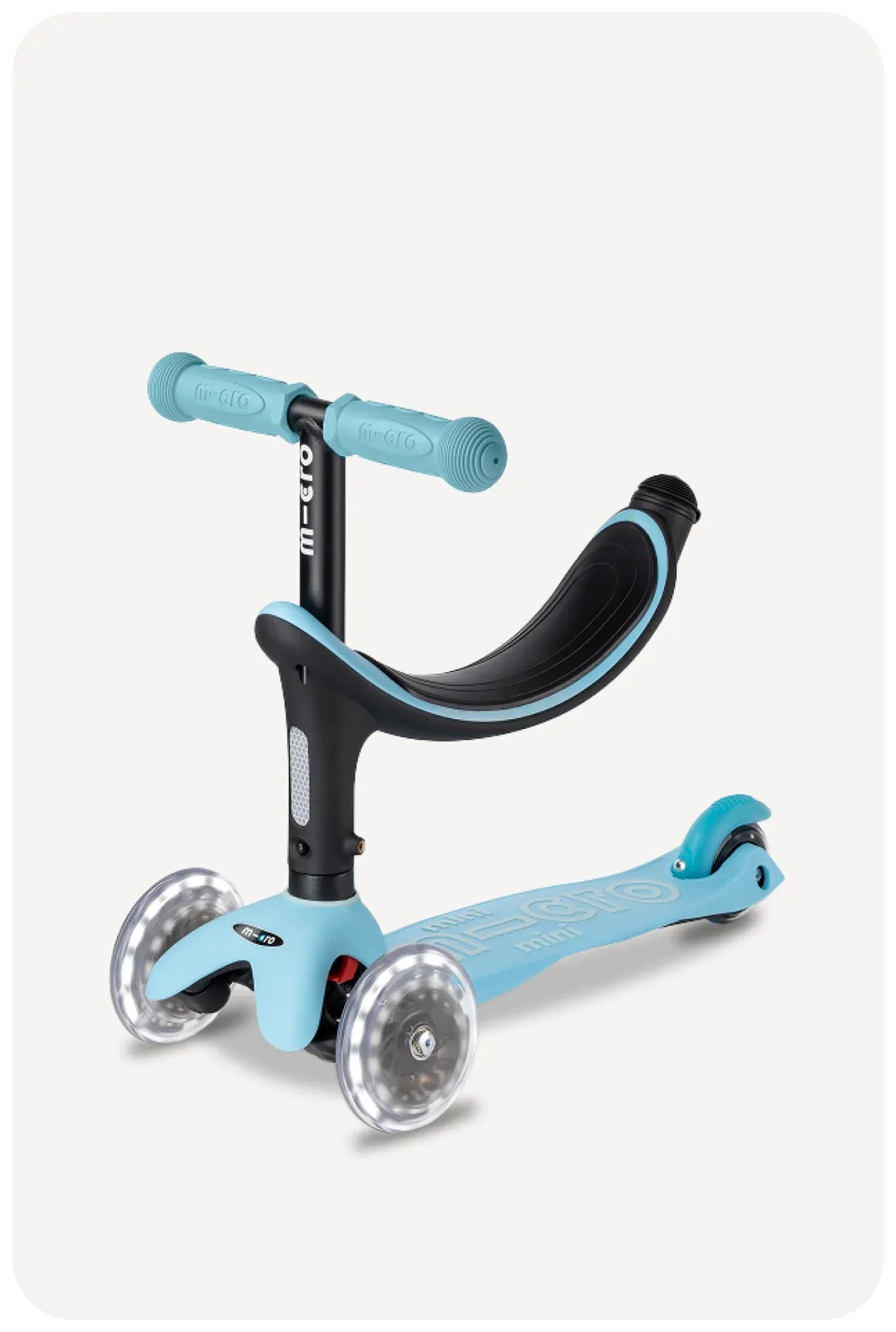 Micro Mini2Grow LED Scooter - Blue
