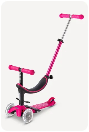 Micro Mini2Grow LED Scooter - Pink