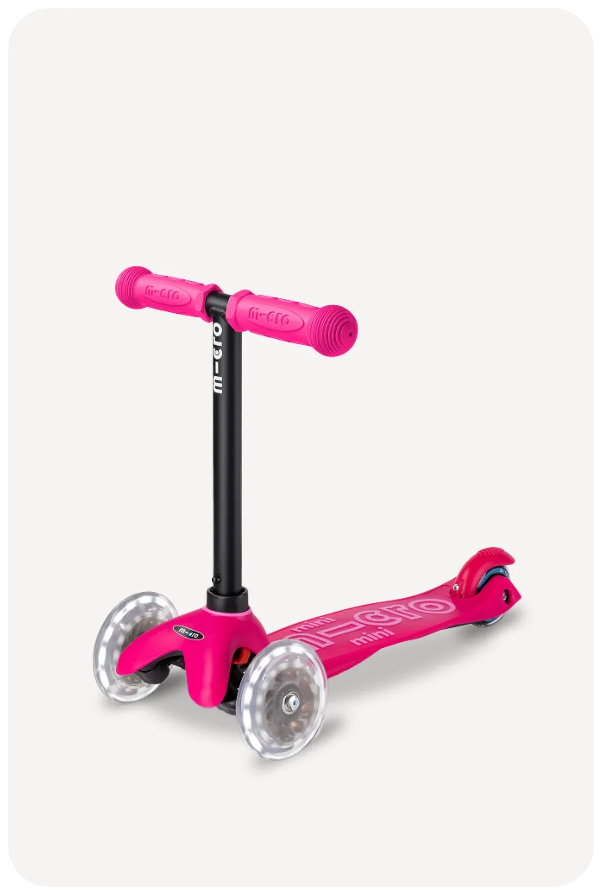Micro Mini2Grow LED Scooter - Pink