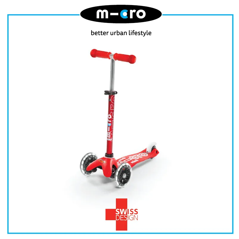 Mini Deluxe LED Ages 2-5  Red