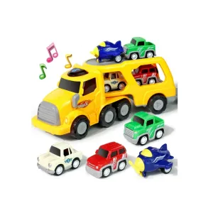 NETNEW Trucks Toys for Boys, 5-in-1 Power Toy Vehicle