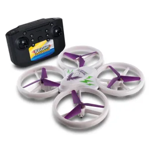 NKOK Fight Machines: 2.4GHz LightHawk Quadcopter - RC Drone for Kids Ages 8 