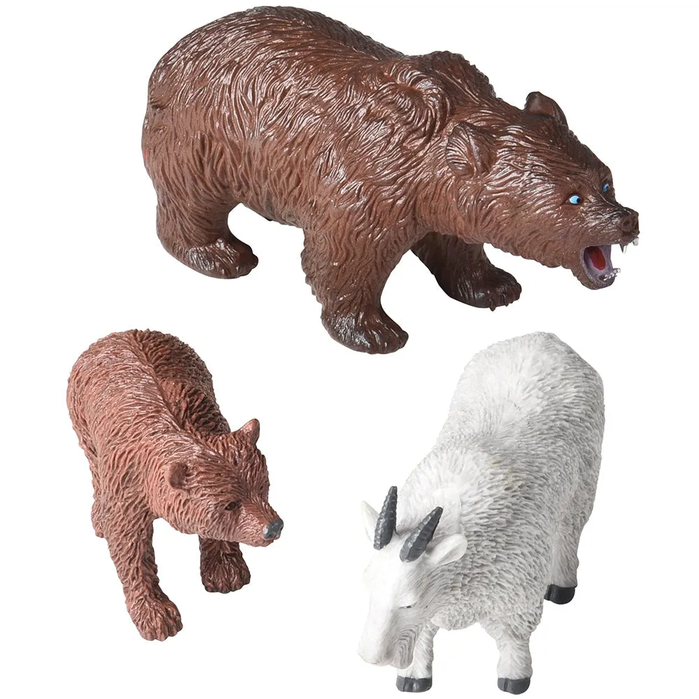 North American Forest Animals | 14 Piece Playset