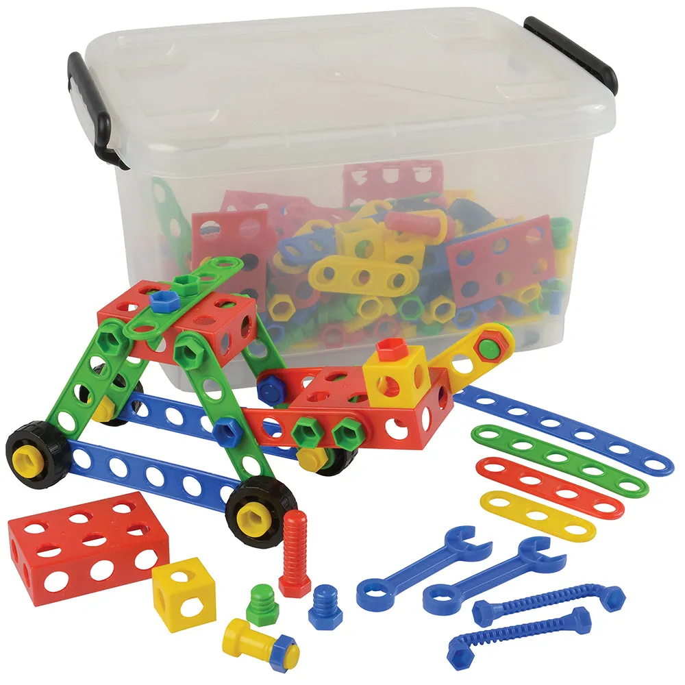 Nuts & Bolts STEM Construction Builder Set | 316 Piece Playset