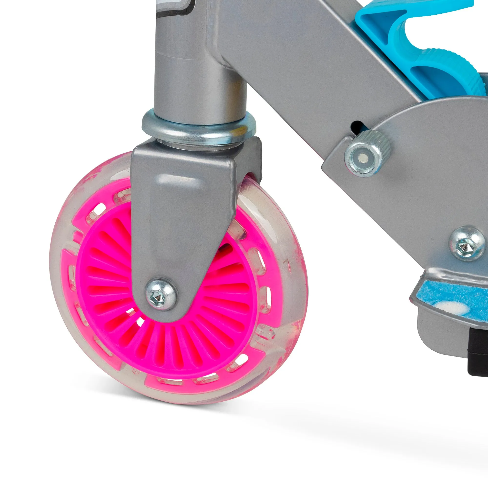 Ozbozz Flashing Mermaid Scooter with Light-Up Features