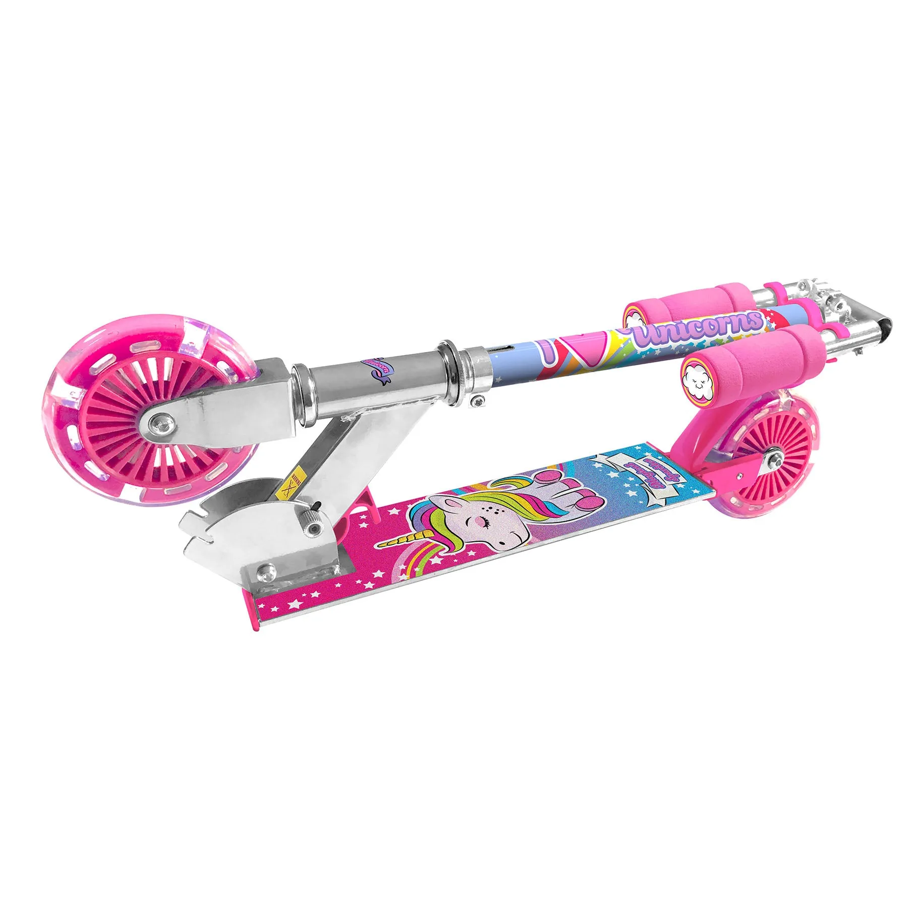 Ozbozz Unicorn Magical Sparkles Scooter with Flashing Wheels