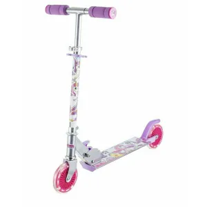 Ozbozz Unicorn Scooter with Light-Up Wheels for Magical Rides