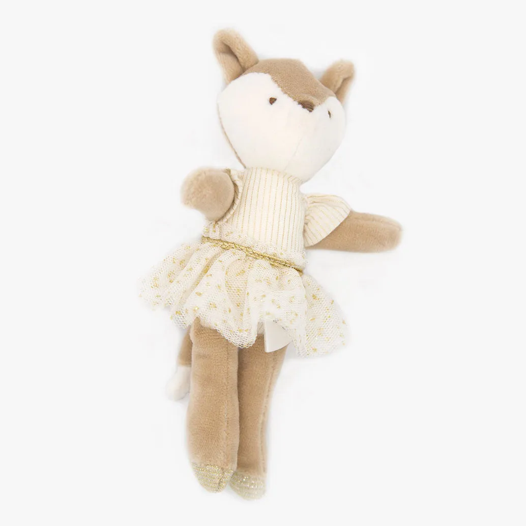 Plush Ballerina Mini Animal Doll