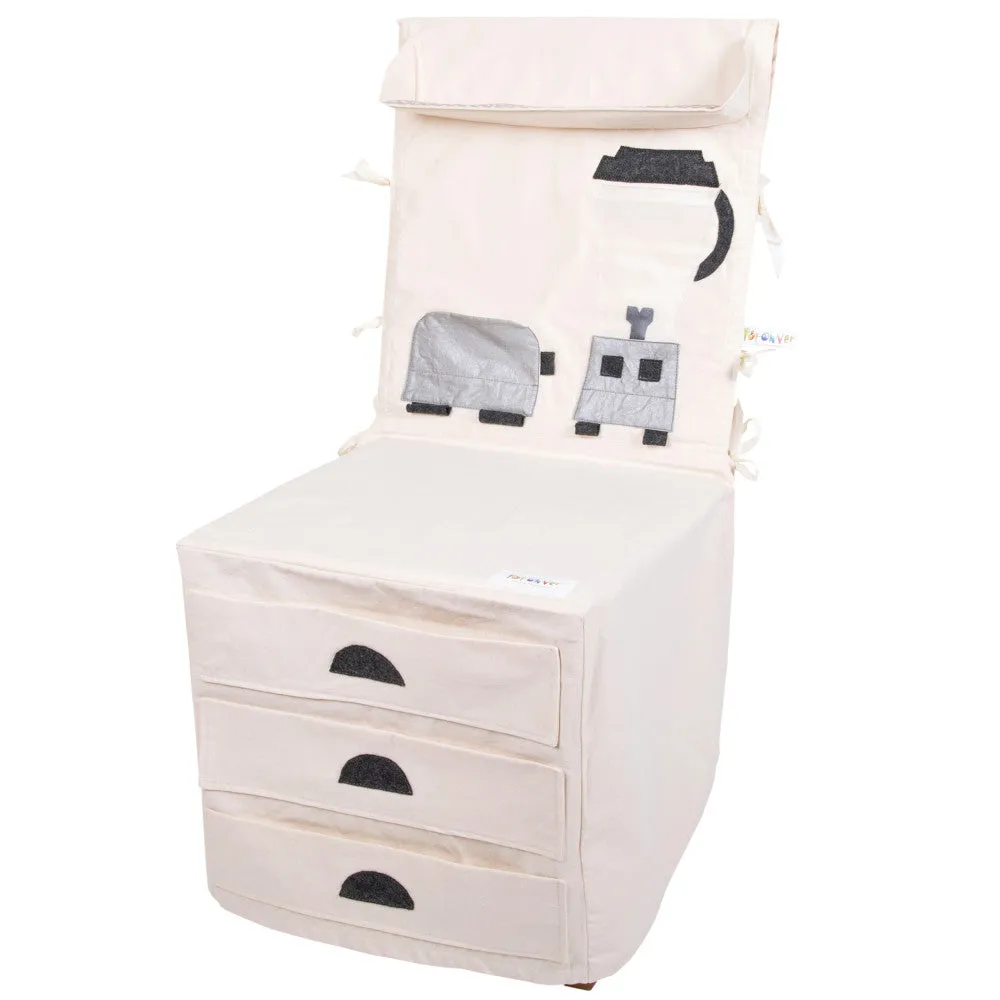 PopOhVer Deluxe Pretend Play Kitchen Counter Set