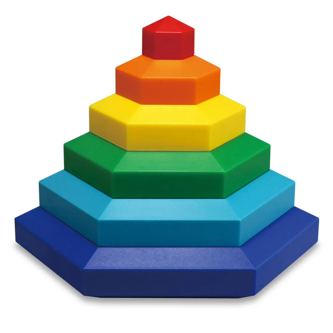 Popular Playthings Hexacus Stacking Game - Colorful Educational Toy