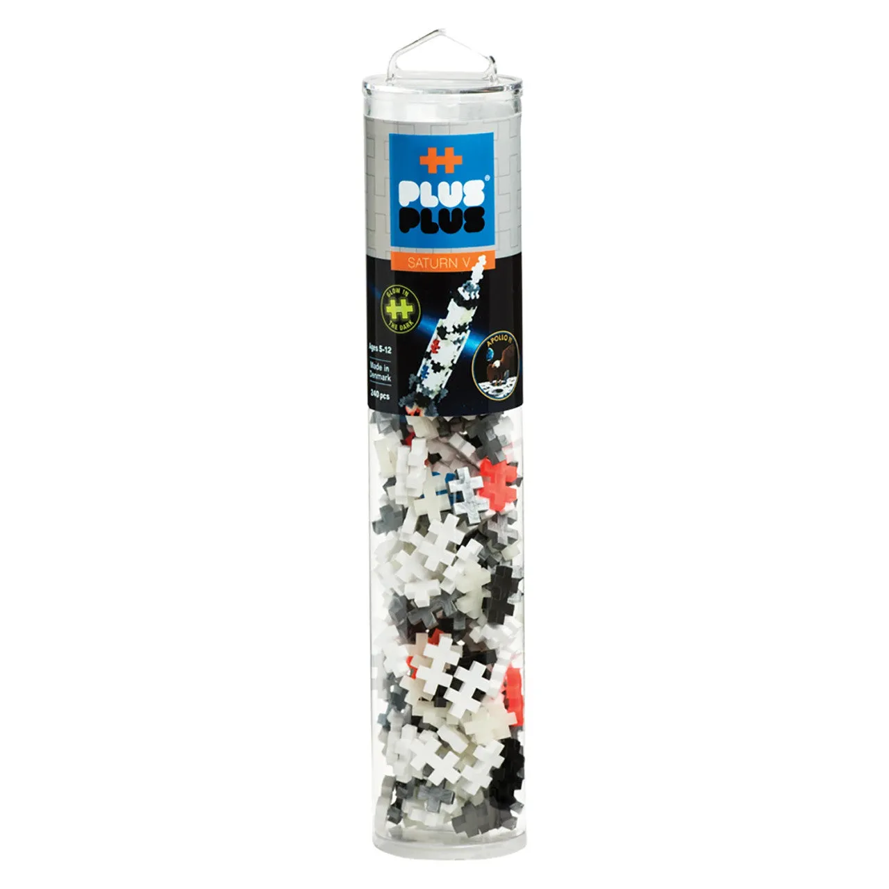 Puzzle Blocks Tube - 240 pc Saturn V Rocket