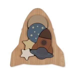 Rocket Puzzle In Brown