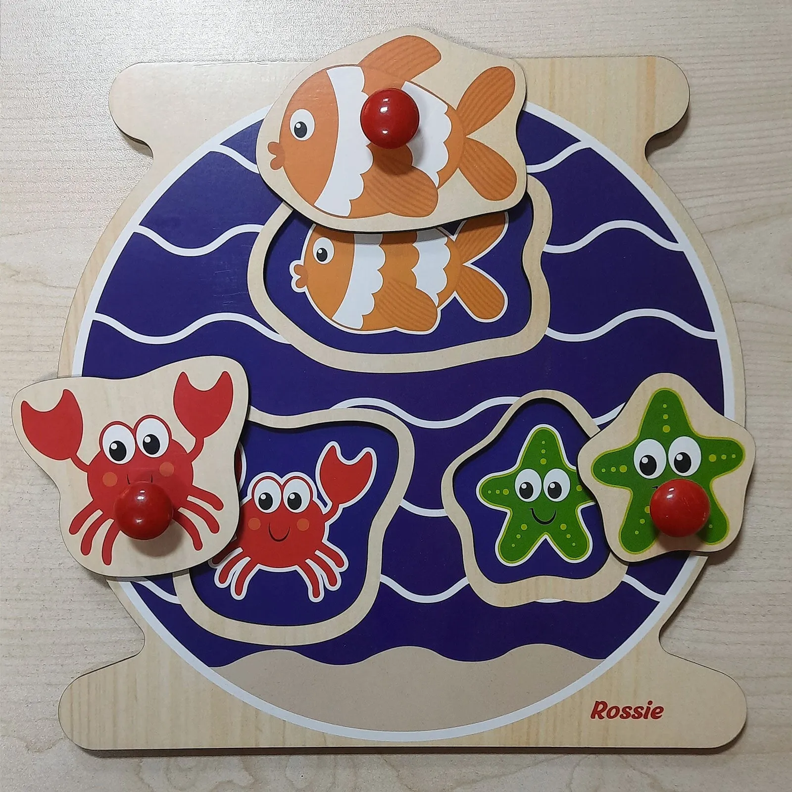Rossie Wood First Puzzle - Aquarium