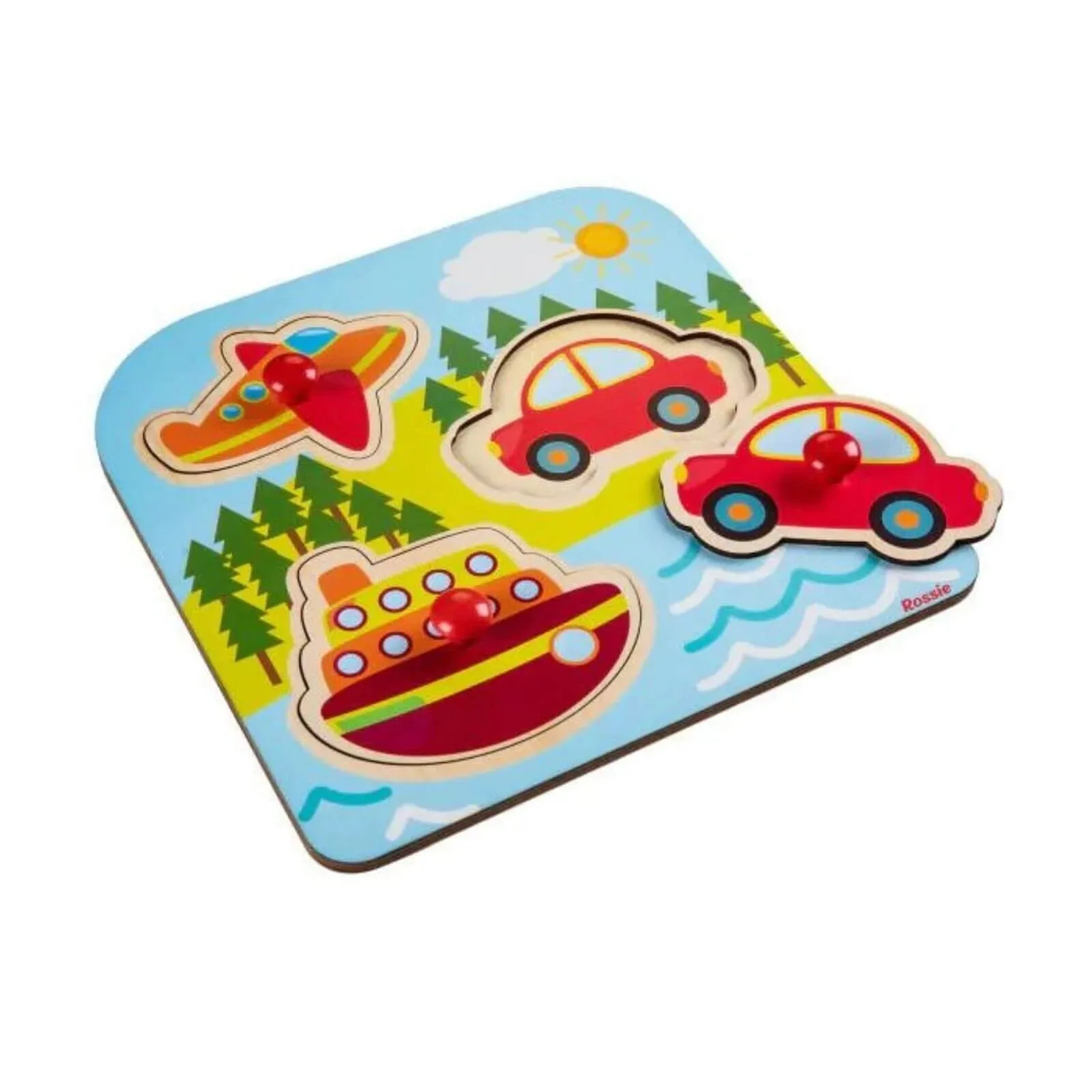 Rossie Wood First Puzzle - Vehicles