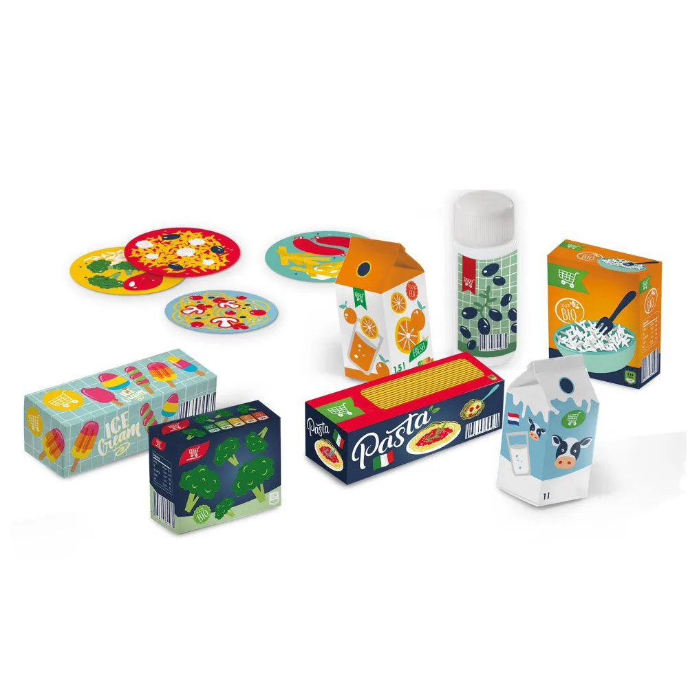 SES Creative Wooden Kitchen Play Set - 16-Piece Pretend Play Collection