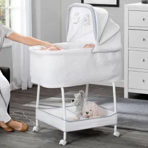 Silent Auto Gliding Elite Bassinet - Basketweave