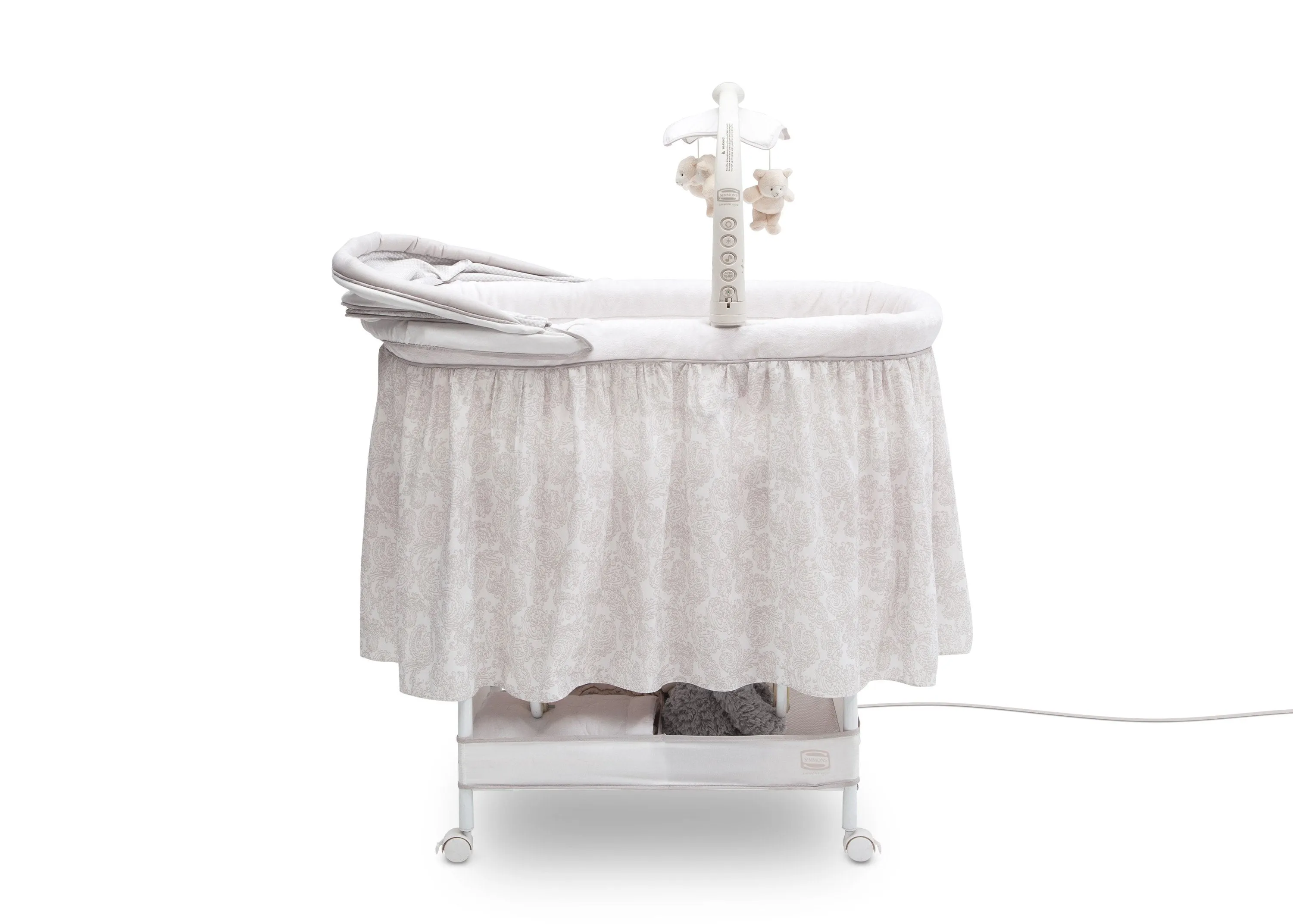 Simmons Kids® Silent Auto Gliding Deluxe Bassinet