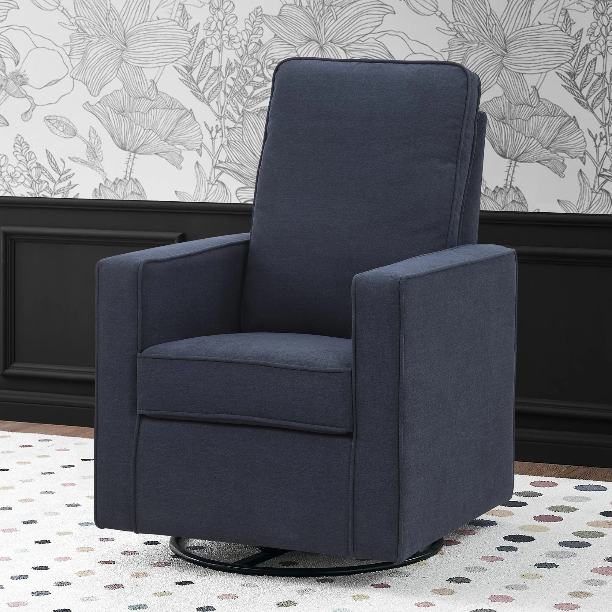 Skye Nursery Glider Swivel Chair with LiveSmart Fabric