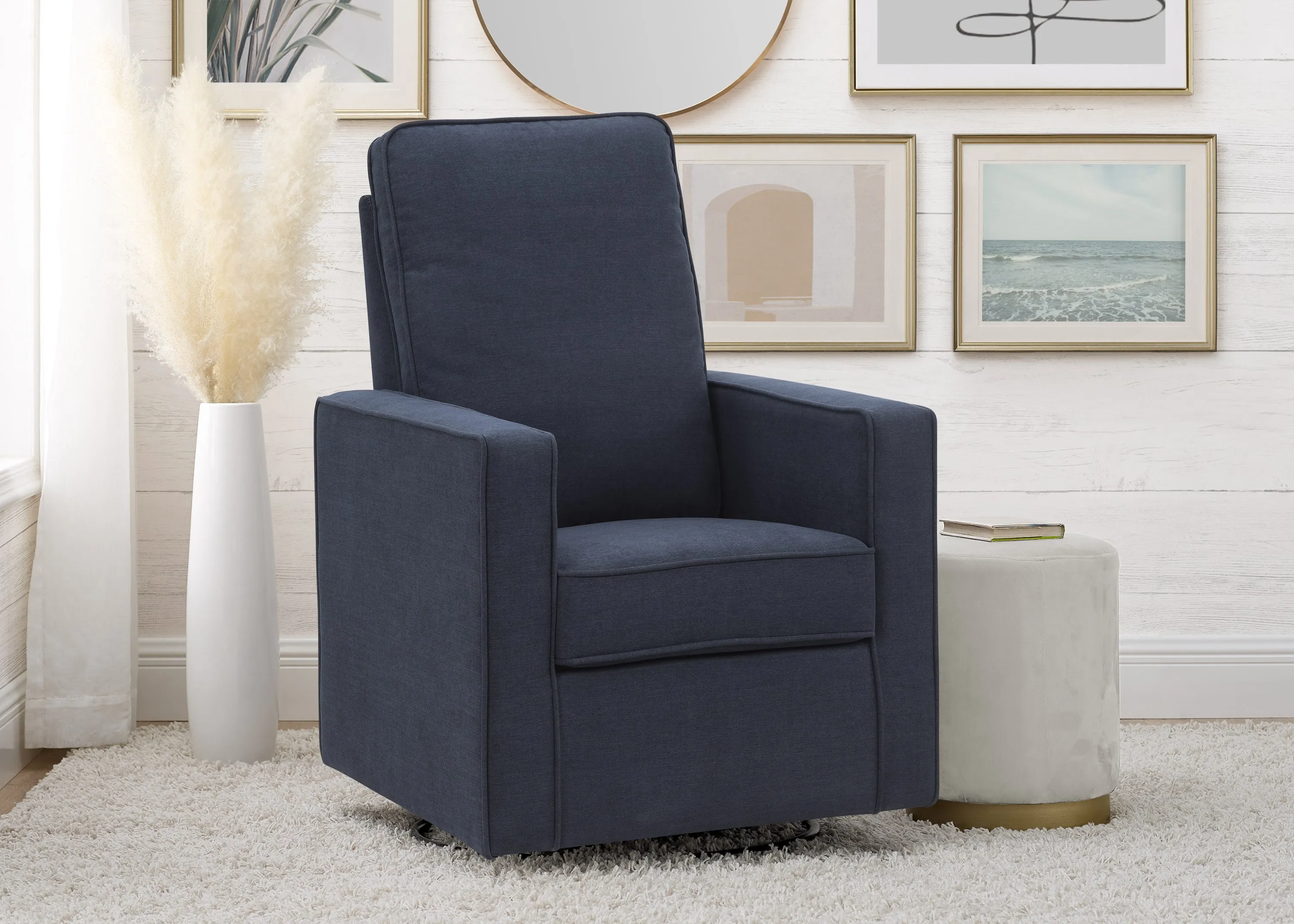 Skye Nursery Glider Swivel Chair with LiveSmart Fabric