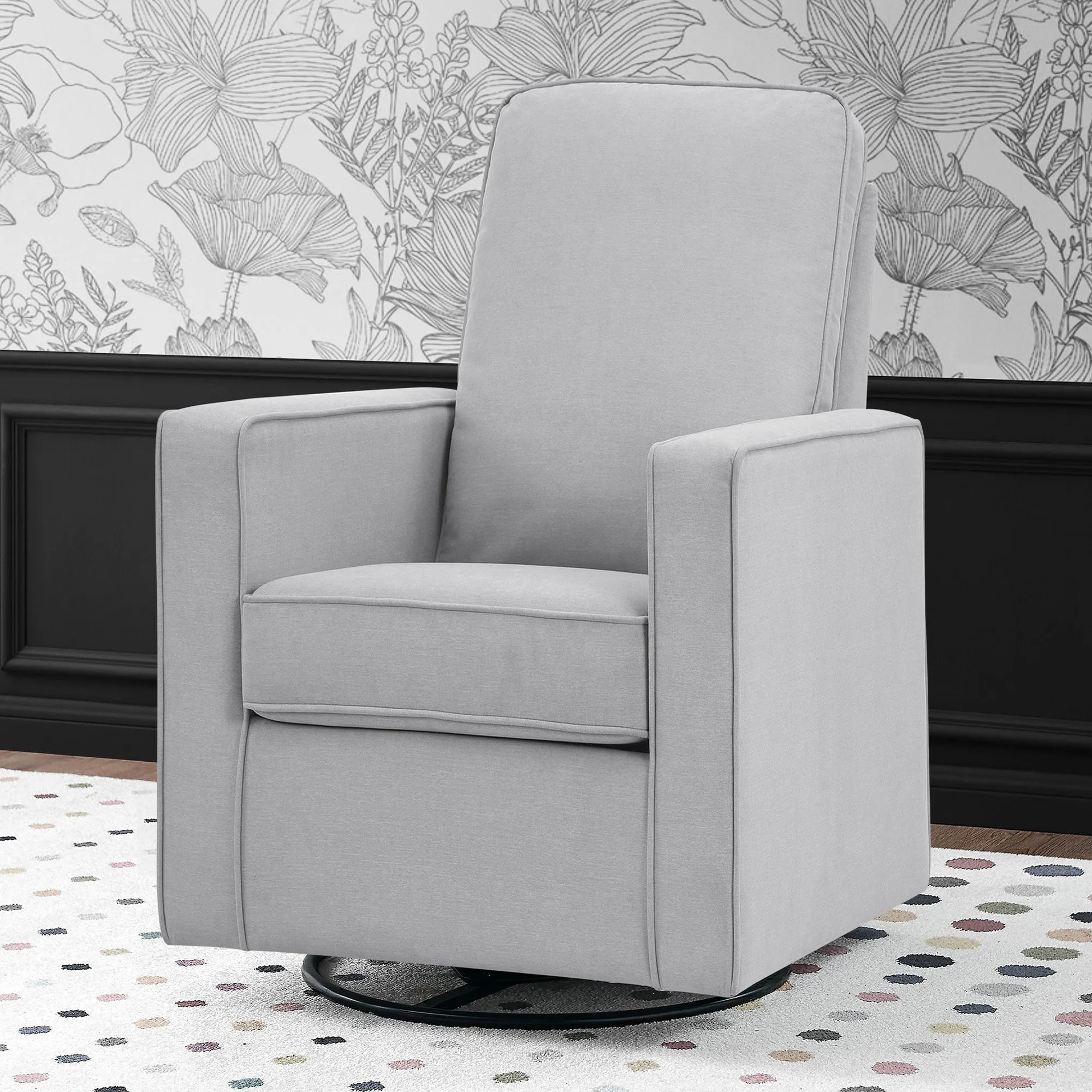 Skye Nursery Glider Swivel Chair with LiveSmart Fabric