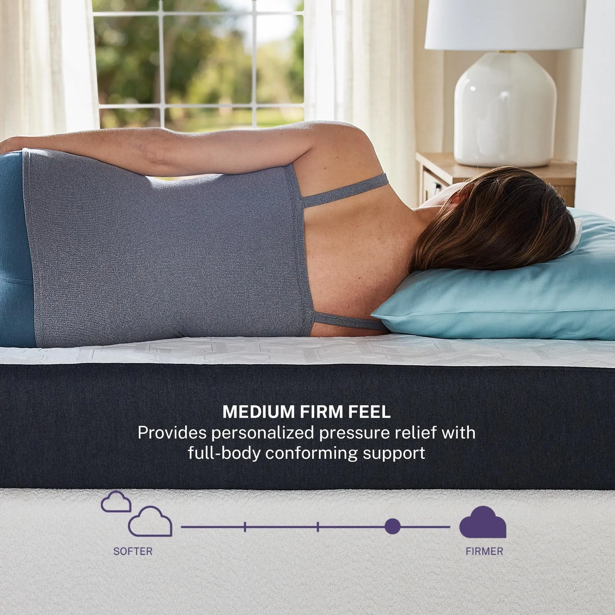 Sleep Innovations 3083299 8" Cooling, Gel Memory Foam Mattress, Full