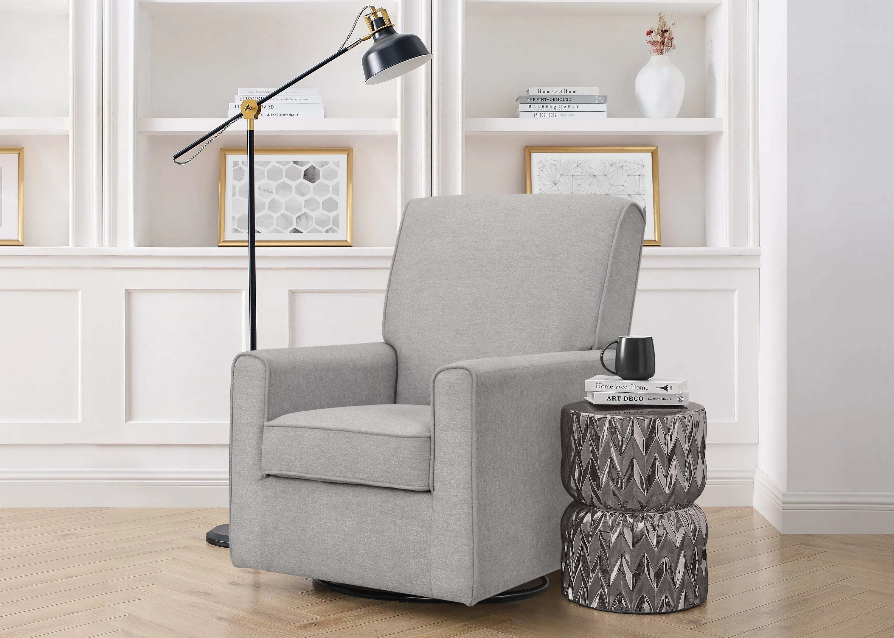 Sophie Nursery Glider Swivel Chair with LiveSmart Fabric