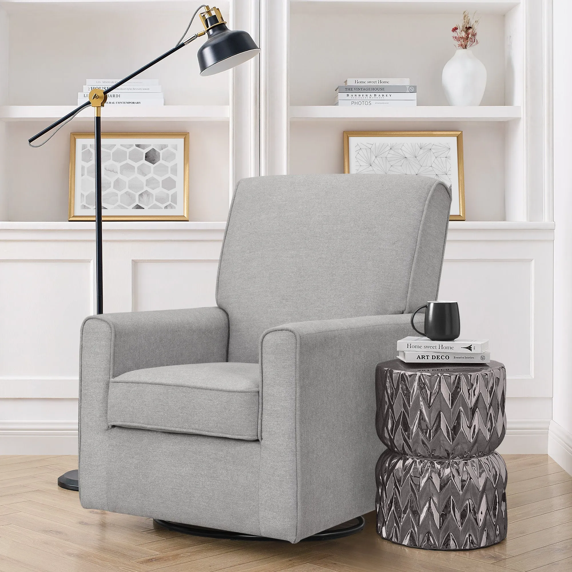 Sophie Nursery Glider Swivel Chair with LiveSmart Fabric