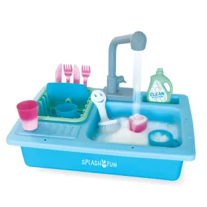 SPLASHFUN Interactive Kitchen Sink Playset with Color Change Accessories