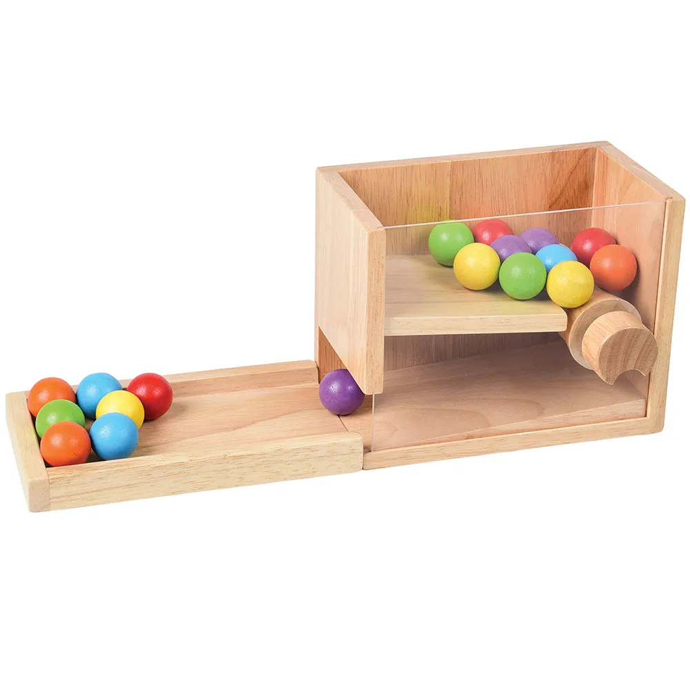 STEM Simple Machine Learning Toy with Visible Mechanism | Durable Hardwood & Acrylic Design
