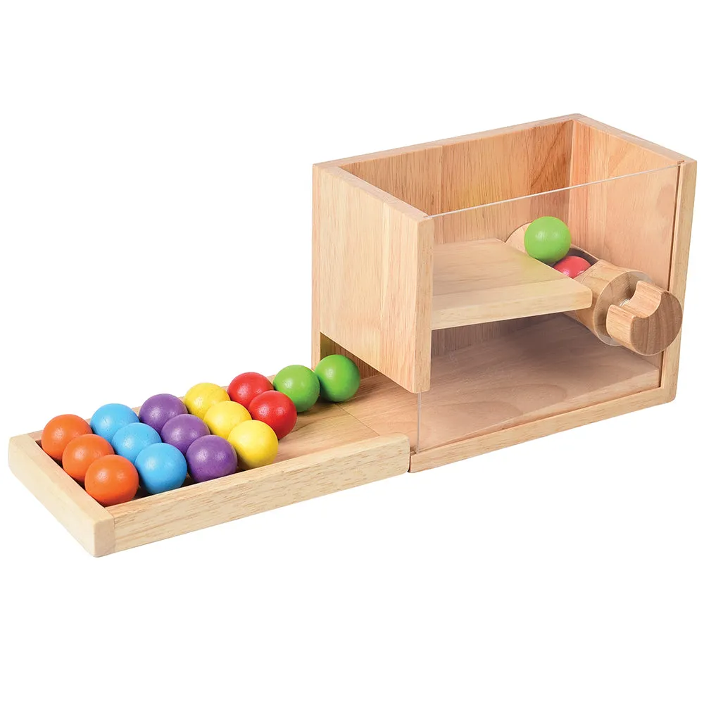 STEM Simple Machine Learning Toy with Visible Mechanism | Durable Hardwood & Acrylic Design