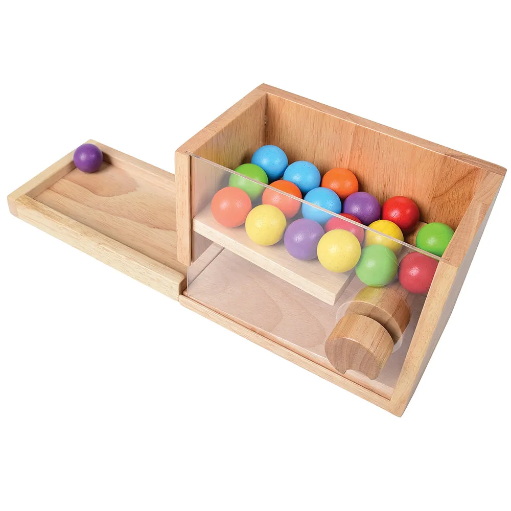 STEM Simple Machine Learning Toy with Visible Mechanism | Durable Hardwood & Acrylic Design
