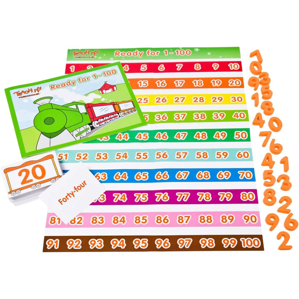 Teach My Preschooler Learning Kit - Screen Free Education in Math, Reading & More