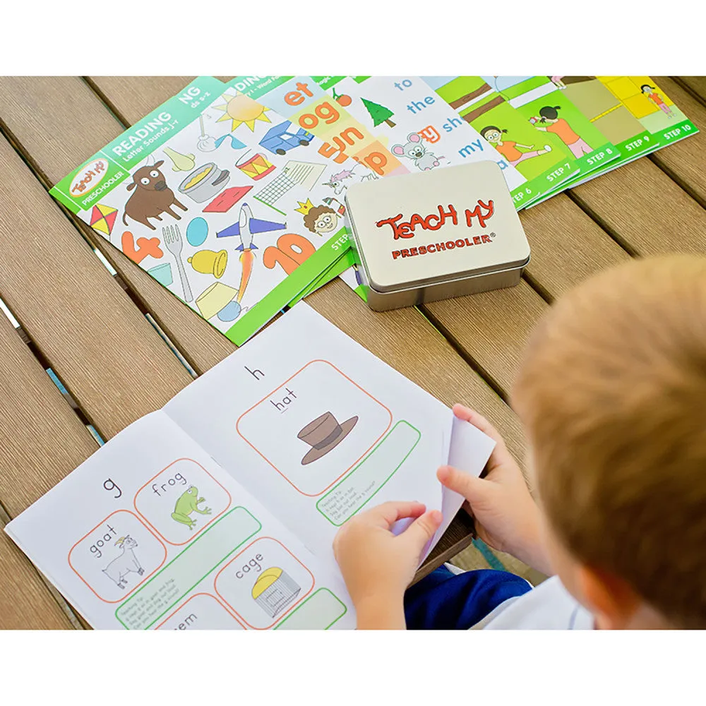 Teach My Preschooler Learning Kit - Screen Free Education in Math, Reading & More