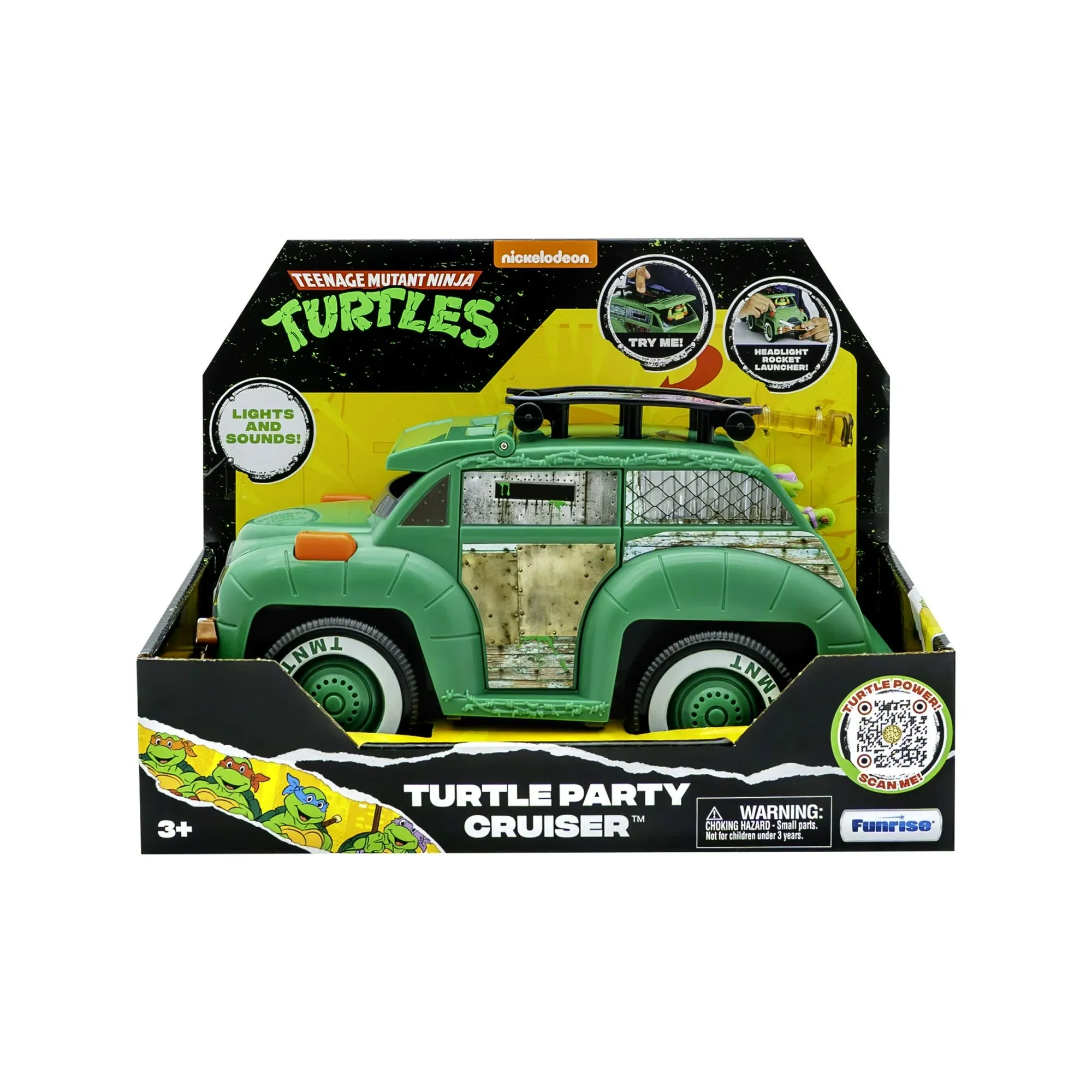Teenage Mutant Ninja Turtles 71135 Turtle Party Cruiser With Lights and Sounds, Vintage Styling