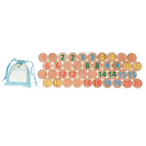 The Freckled Frog Number Matching Game - Educational Toy for Toddlers - Set of 40