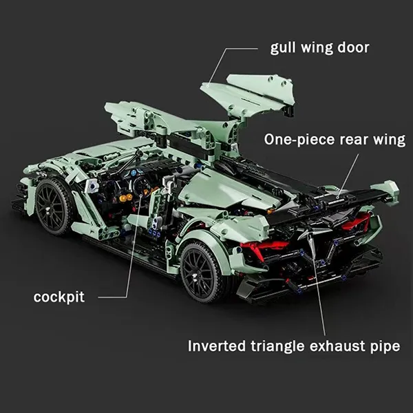 The Intense Emotion Hypercar 2815pcs