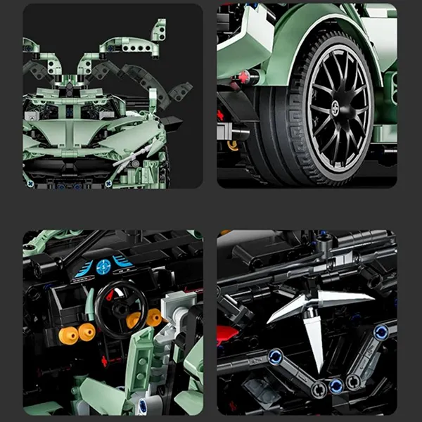 The Intense Emotion Hypercar 2815pcs