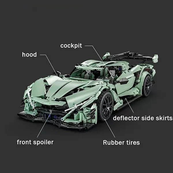 The Intense Emotion Hypercar 2815pcs