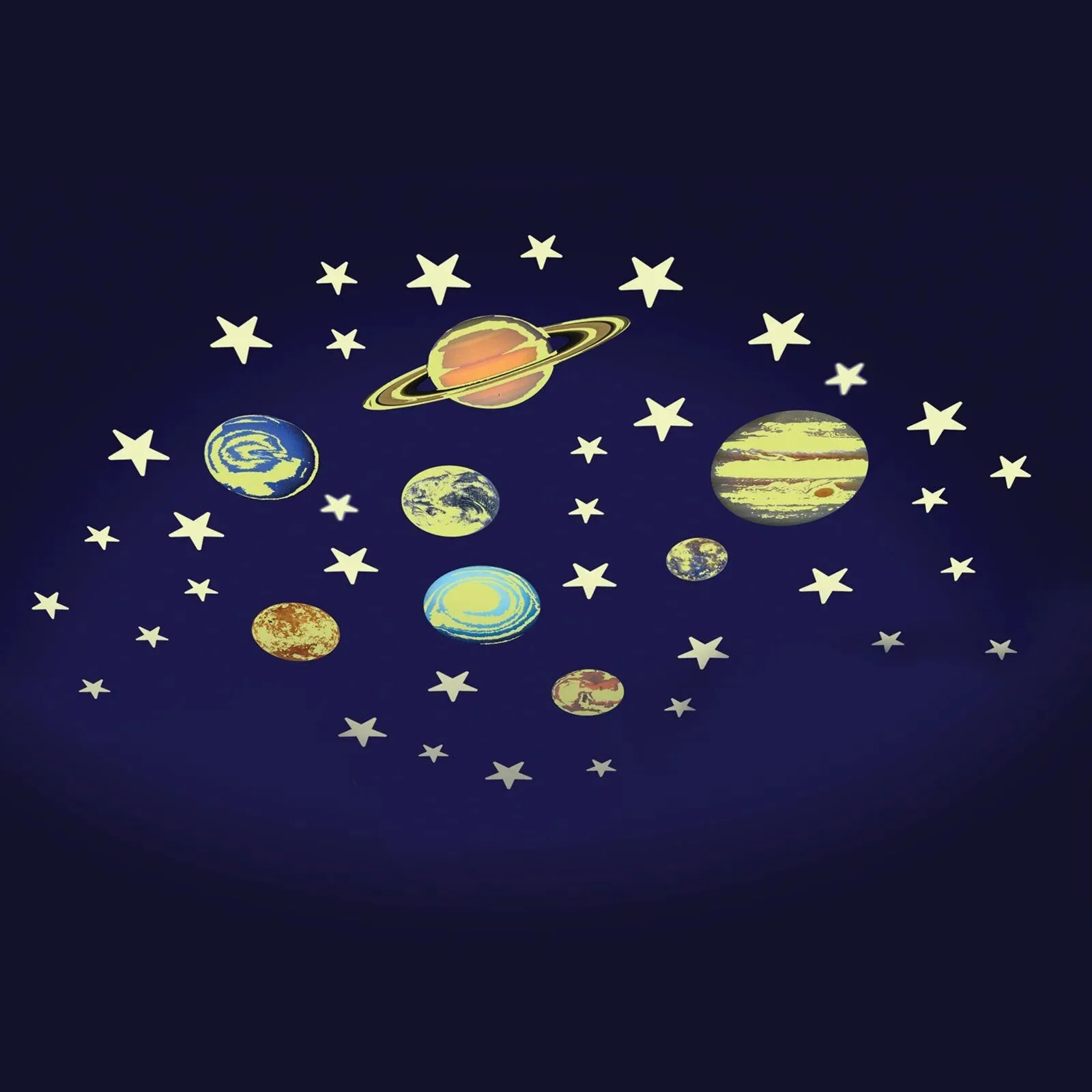 The Original Glowstars Company Glitter Stars & Planets