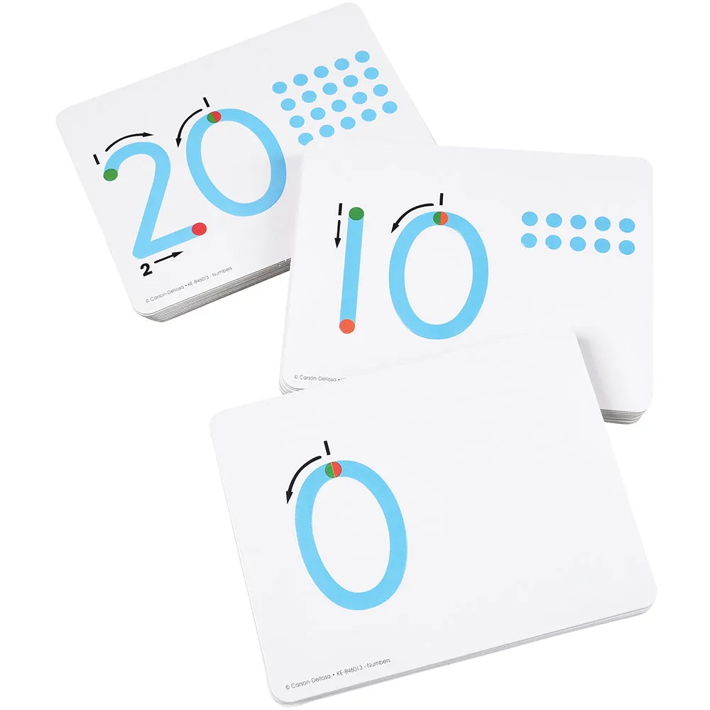 Touch & Trace Numbers Cards