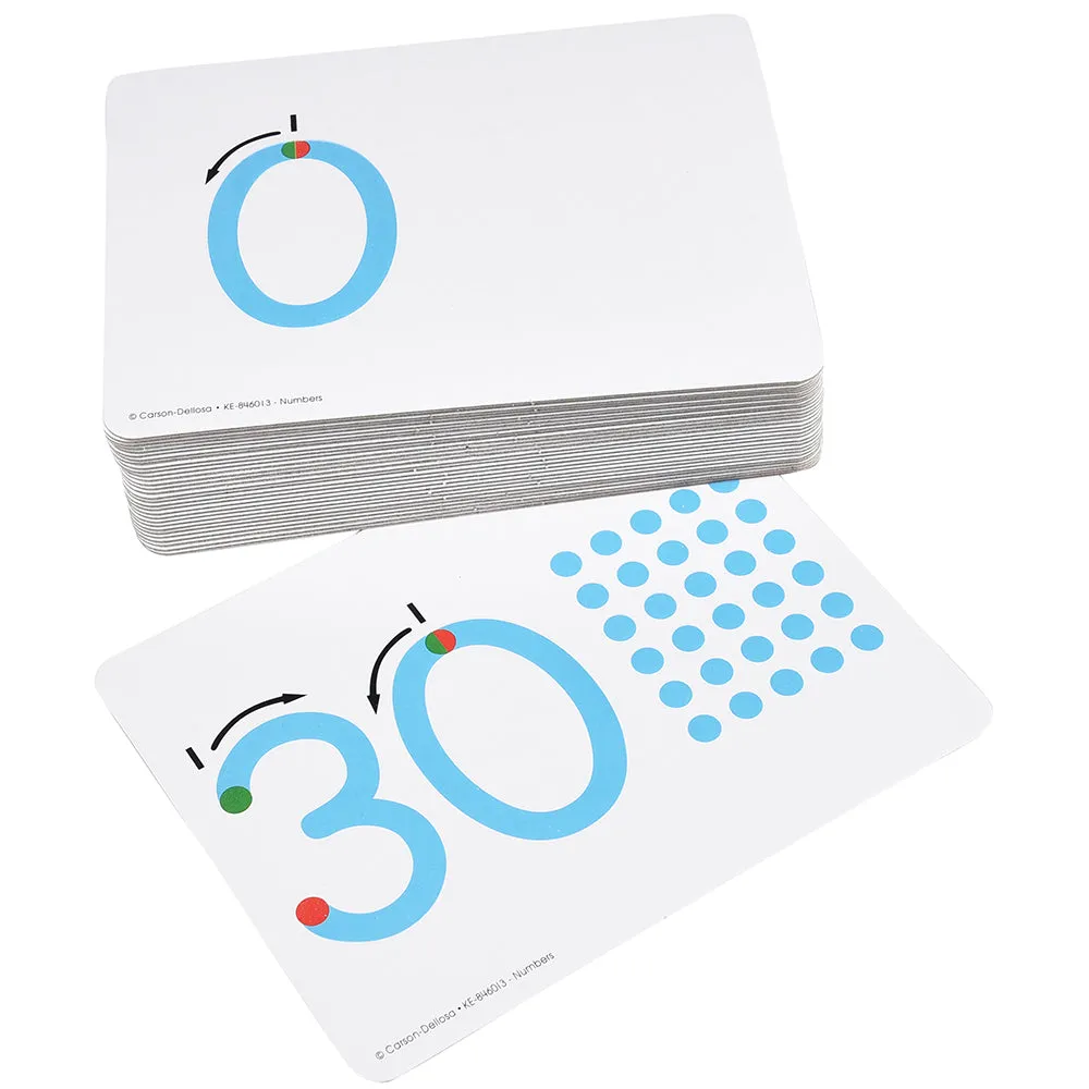 Touch & Trace Numbers Cards