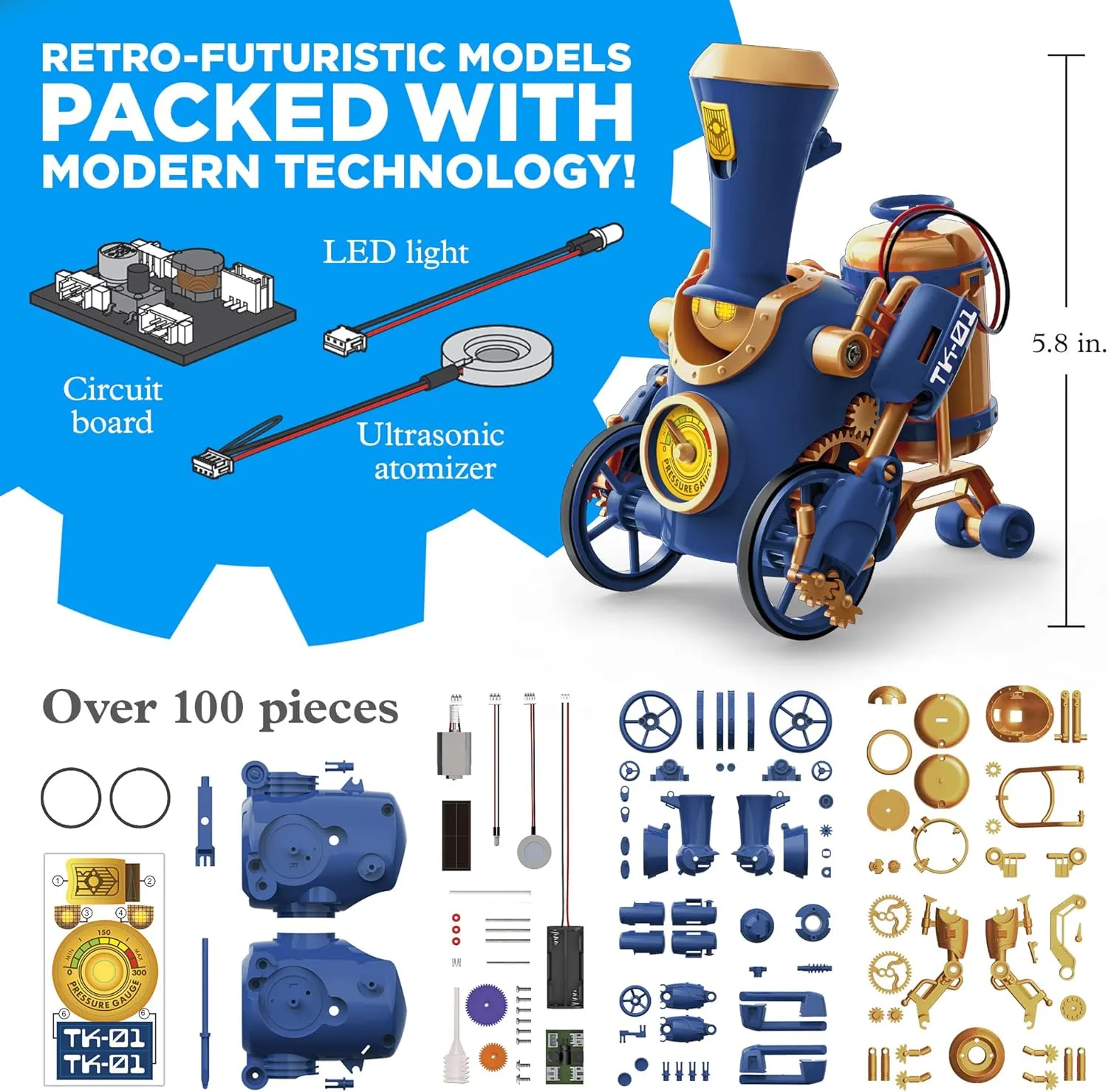 TrainBots 2-in-1 Steam Maker Kit